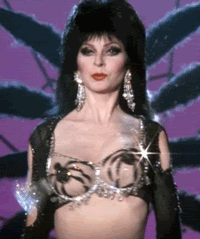 kateordie:  so-treu:  moresongsaboutbuildings:  thegentlemanwitch:  //Elvira//  LIFE GOALS  she was pretty awesome  She is STILL awesome  Soooooooo in love