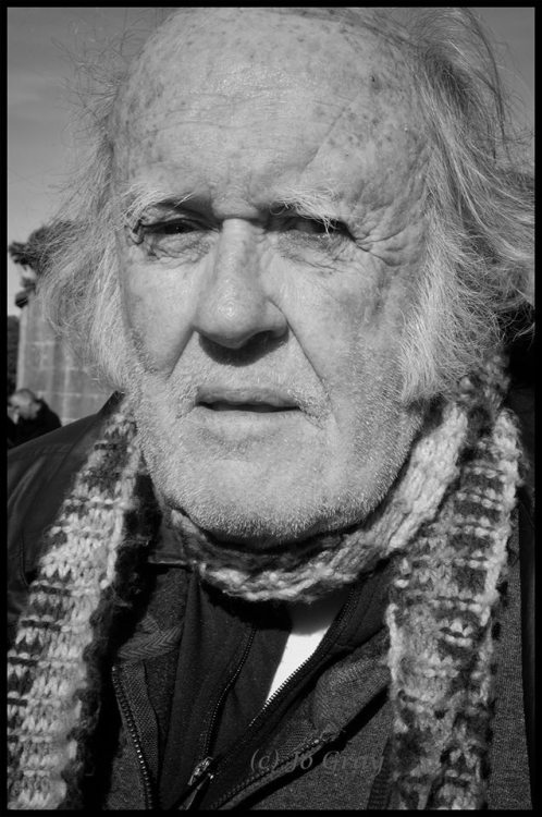 notforemmetophobes:M. Emmet Walsh  on the set of Calvary.