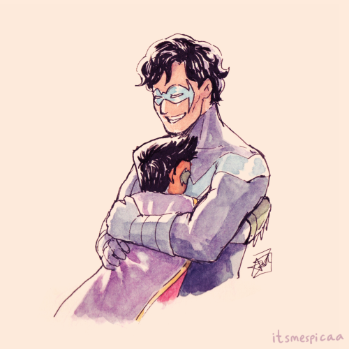 itsmespicaa: Damian being hugged/bonding with his siblings (and pseudo-sibling) bc he deserves to be