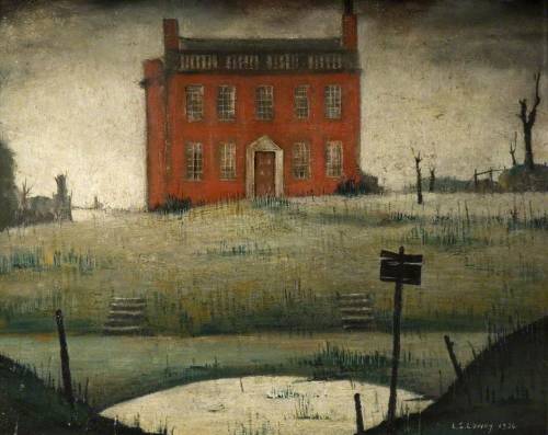 artistlowry: The Empty House, 1934, L.S. Lowry