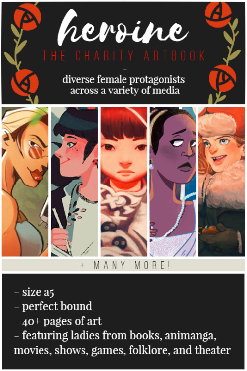 preorders are open for Heroine Charity Artbook!artists | faq | timeline