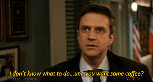 all-things-raul-esparza: Barba might be the most awkward person ever when dealing with emotional sit