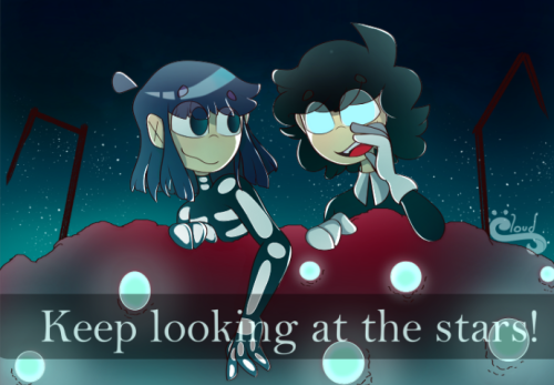 OH YEAH SPOOKY MONTHI made another maskless redraw, this time from this frame:YES THE STARS IS MY FA