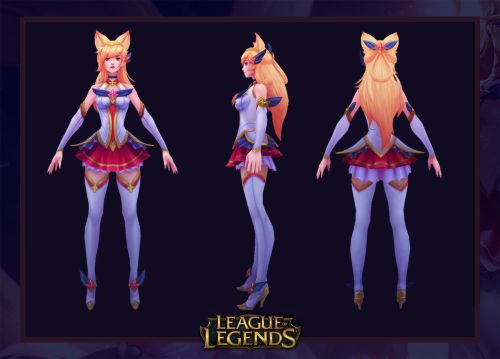 Star Guardian Ahri - League of LegendsView in 3D:https://teemo.gg/model-viewer?skinid=ahri-14&amp;mo