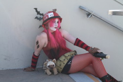 comicbookcosplay:  Tank girl Harley Quinn