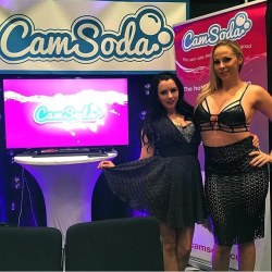 AVN day 2 camsoda.com booth. #215 allllllll