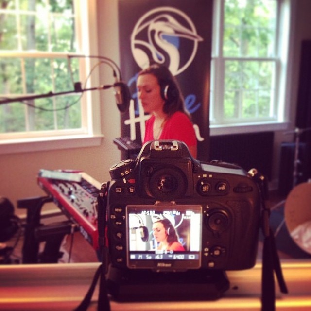 Some new video coming your way soon! #regram from @drummeron #music #video #studio #red #femalesinger #voice #vocals
