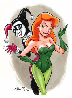 Herochan:   Harley And Ivy Created By Tom Bancroft  