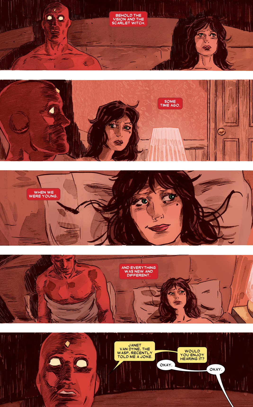 why-i-love-comics:  Vision #7 (2016)written by Tom Kingart by Jordie Bellaire