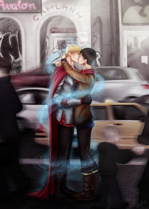 ryuutales:Timeless. [dA]“You’re not going to say goodbye,” Merlin told him. “No, no,” Arthur replied