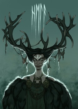 shoomlah:cleaned up my antlered Hela 💀💀💀