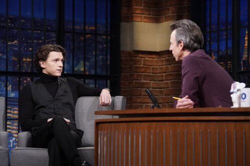 tomhollandnet:SpiderManMovie: Don’t miss @TomHolland1996 on @LateNightSeth tonight!: Lloyd Bishop/NB