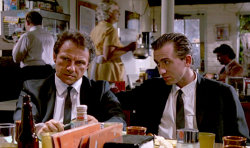 vvorshipyou:  &ldquo;Waitressing is the number one occupation for female non-college graduates in this country.  It’s the one jab basically any woman can get, and make a living on. The reason is because of tips.&rdquo; Reservoir Dogs (1992)dir.