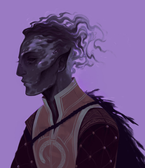 New character, who dis?My soft-hearted and wispy Smoke Genasi: Endeavour Yves. (They/them, his/him p