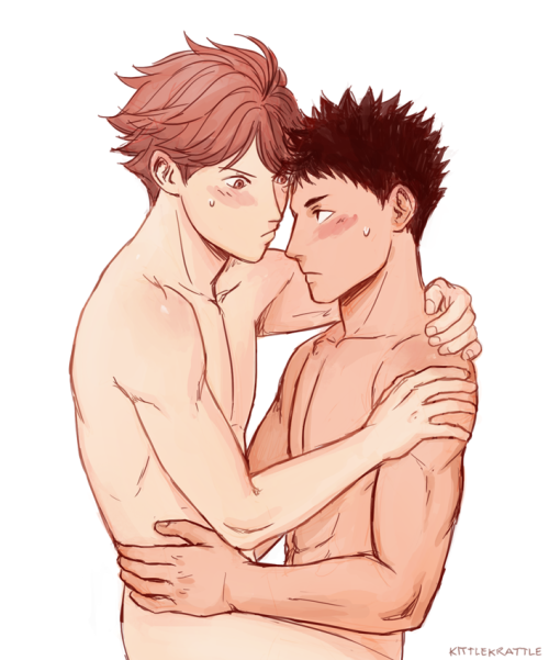 kittlekrattle:  iwaoi doodle dump based on suggestivescribe‘s Conquering the Great King (ﾉ◕ヮ◕)ﾉ*:･ﾟ✧ ppppparticularly their um, activities 