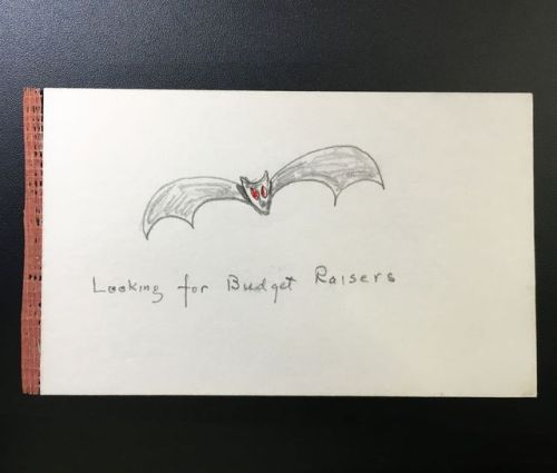 A vampiric bat is out on the hunt for budget raisers in this drawing by Clement Winston. An economis