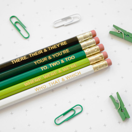 unimaa: sosuperawesome: Pencil Sets by Newton And The Apple on Etsy More like this These are amazing