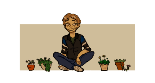 menomortis: My new aesthetic is fahc ryan with tiny potted plants shout out to that one post