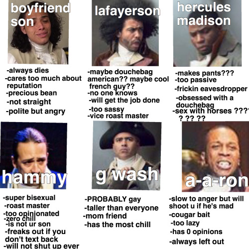 foundingfatherstrash: tag urself I’m boyfriend son