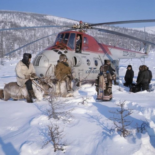 sovietpostcards:Sredne-Kolymsky sovkhoz in Yakutia (1971) Среднеколымский совхоз в Якутии. 1971 год.