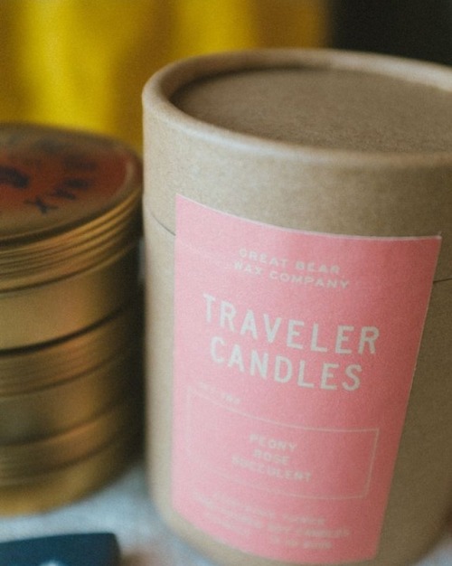set two: Peony, Rose, Succulent. The response to our traveler candles has been huge! Grab a set and 
