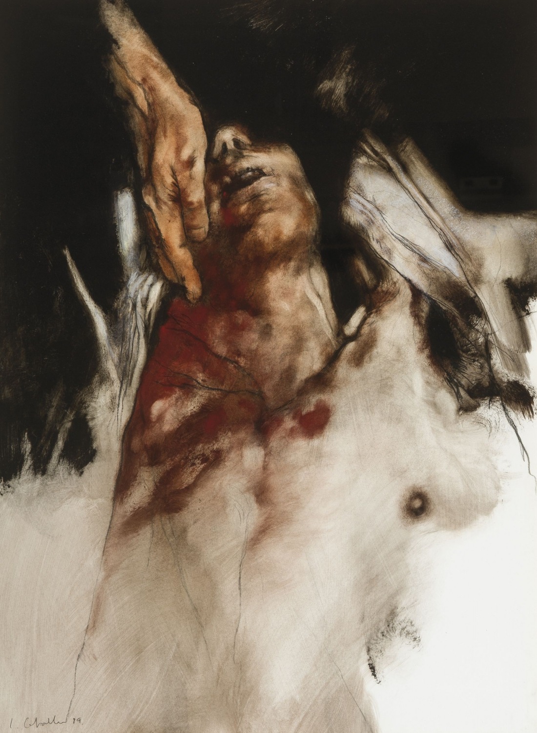 thunderstruck9: Luis Caballero (Colombian, 1945-1995), Untitled, 1989. Mixed media