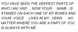 you are the ember of my heart.