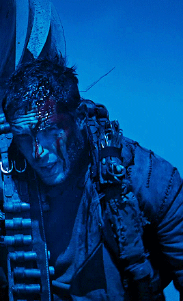 Tom Hardy As Max RockatanskyMAD MAX: FURY ROAD (2015) Dir. George Miller
