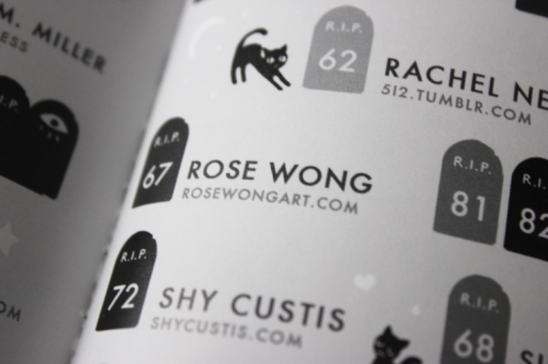 rosewong: So I received my Ghostbook last year but did not get around to posting it! My contribution