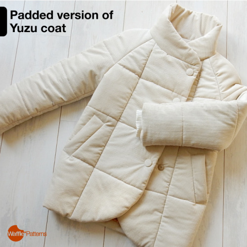 wafflepatterns:Padded version of Yuzu coatI have made two padded jackets using my existing patterns 