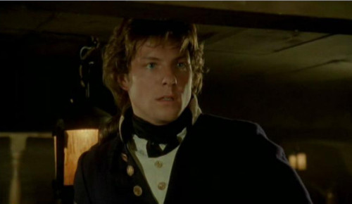 panamanga:Ioan Gruffudd as Horatio Hornblower and Jamie Bamber as Archie Kennedy in Hornblower, seas