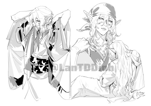 According To The DVD/Bluray Artworks, His Hair Is Realllllly Long. And I Can't Find Scanlations For Those