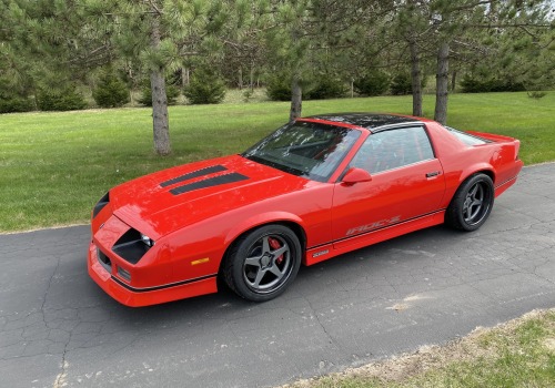  No mullet required. Joe Garofalo’s 1986 Chevrolet Camaro Z28 IROC-Z was built by St. Paul Speed and