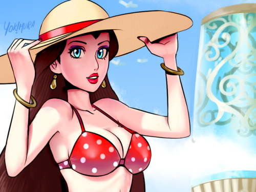 Pauline and Mario, together at the beach. Finally had enough free time to finish this one!I also hav