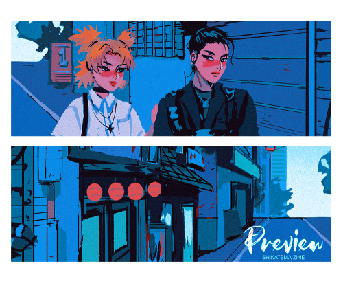 preview of my au drawing for @shikatemazine vol. 2preorders are open now!!