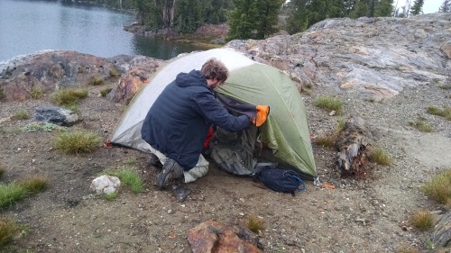 May Lake. A very light, very beautiful first backpacking experience.06/10/15