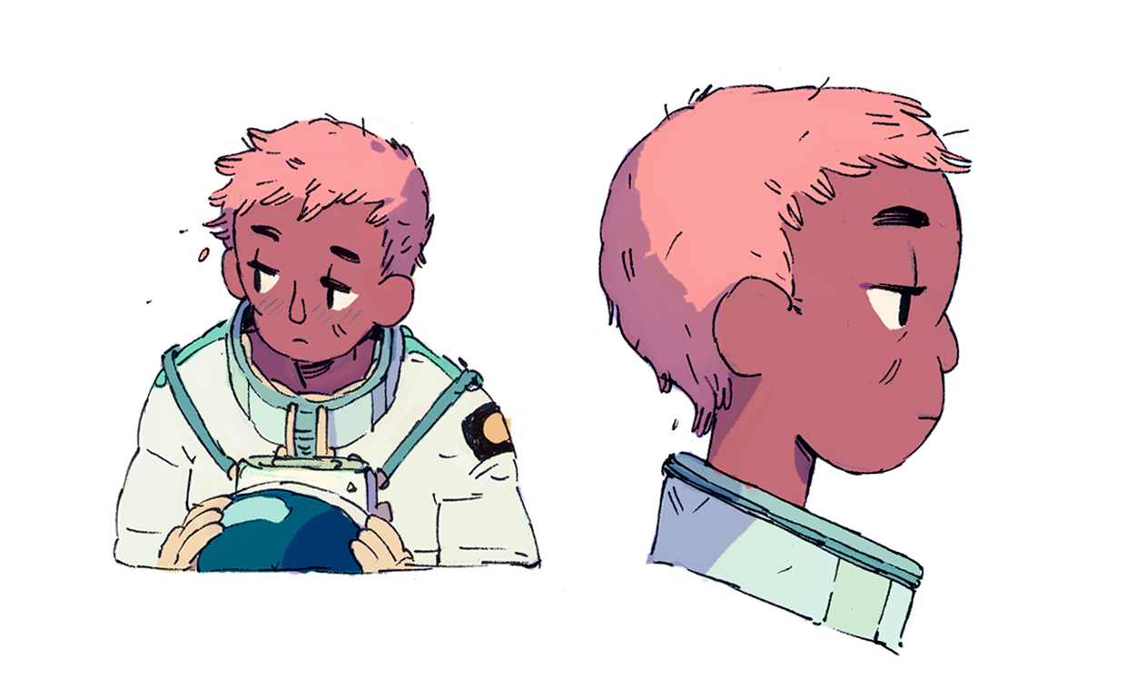 hannakdraws:  bigger astronaut this time 