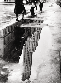 Vintagegal:  Bedrich Grunzweig- April Shower, 1951, Nyc (Via) 