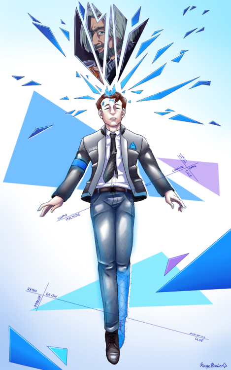 CONNOR - Mind Connor’s whole character revolves around his mind: his analytical skills, negoti
