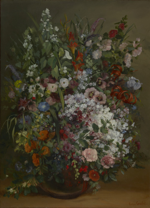 Bouquet of Flowers in a VaseGustave Courbet (French; 1819–1877)1862Oil on canvasThe J. Paul Getty Mu