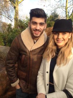 littlemix-news:  Perrie and Zayn today 