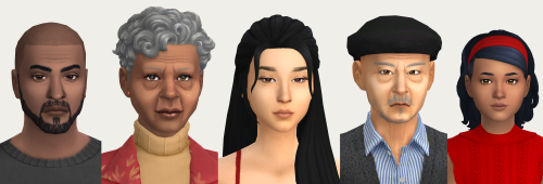 baseicsimmer:BGC CC makeovers of Maxis-created simsSpencer-Kim-Lewis family I did a few makeovers be