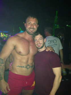 Bravodelta9:  Austin Wolf And I From Providence Pride Weekend.  Geez! Austin Is Huge!!!