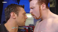 punkyoulittleshit:  seriously someone take photoshop and my sheamus muse away from me  Sexual tension! Yes!