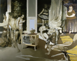 zhivopis:  Lars Elling, Statister, 2010, 200 x 250, egg oil tempera on canvas
