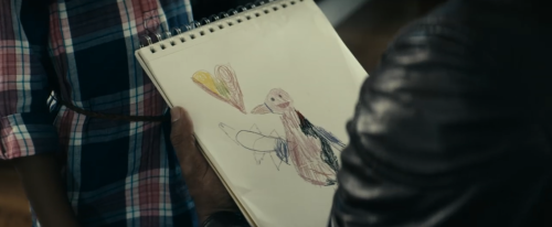 billlybutcher:janine drew a picture of a penguin for mm in season 1 and he bought her a penguin plus