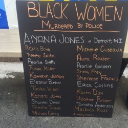 rudegyalchina:  pharaohalexander:  #BlackLivesMatter #Detroit #Ferguson Don’t forget our women because they support us the most.   I know this list is longer … But let this sink . These are people’s FUCKING KIDS!