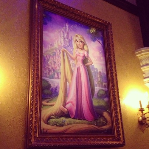 quixoticfantasia:My favourite portrait inside Princess Fairytale Hall #rapunzel #princess #princessf