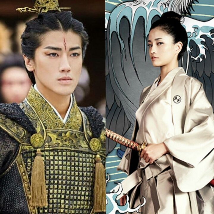 JIN AKANISHI x MEISA KUROKI「赤と黒」 on Tumblr: The gorgeous Akakuro family,  taking over China little by little~ Be sure to check Jin as Yang  Jian/Erlang Shen in the upcoming...