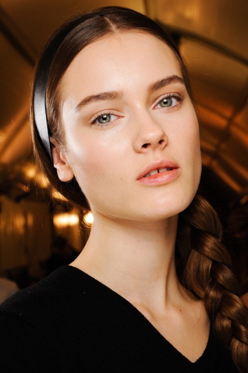 Backstage at Valentino Fall-Winter 2013